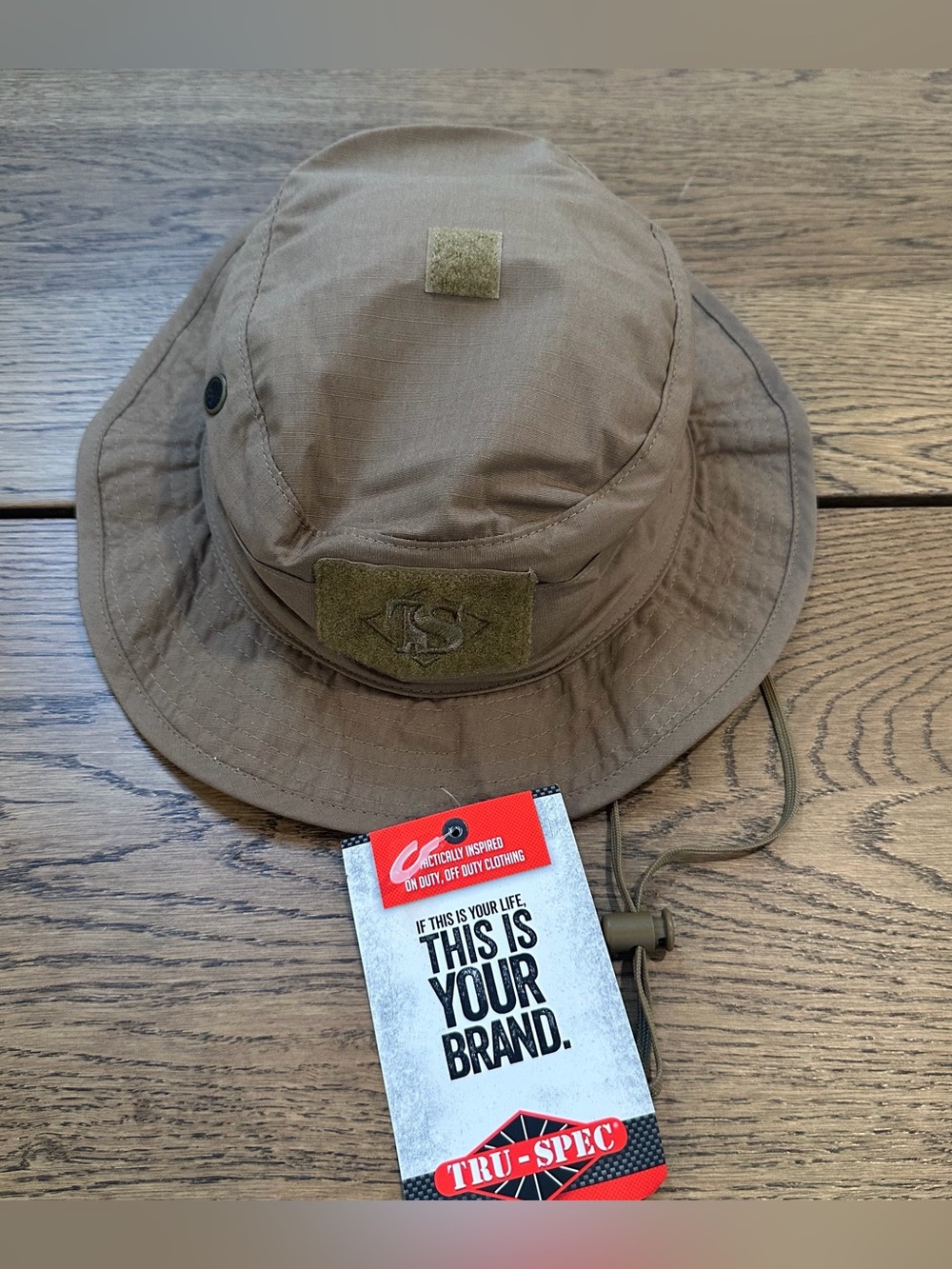 TRU-SPEC Contractor Boonie Hat Coyote Brown Tactical Ripstop NWT